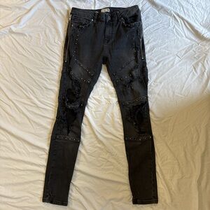 Topman Black Skinny Jeans